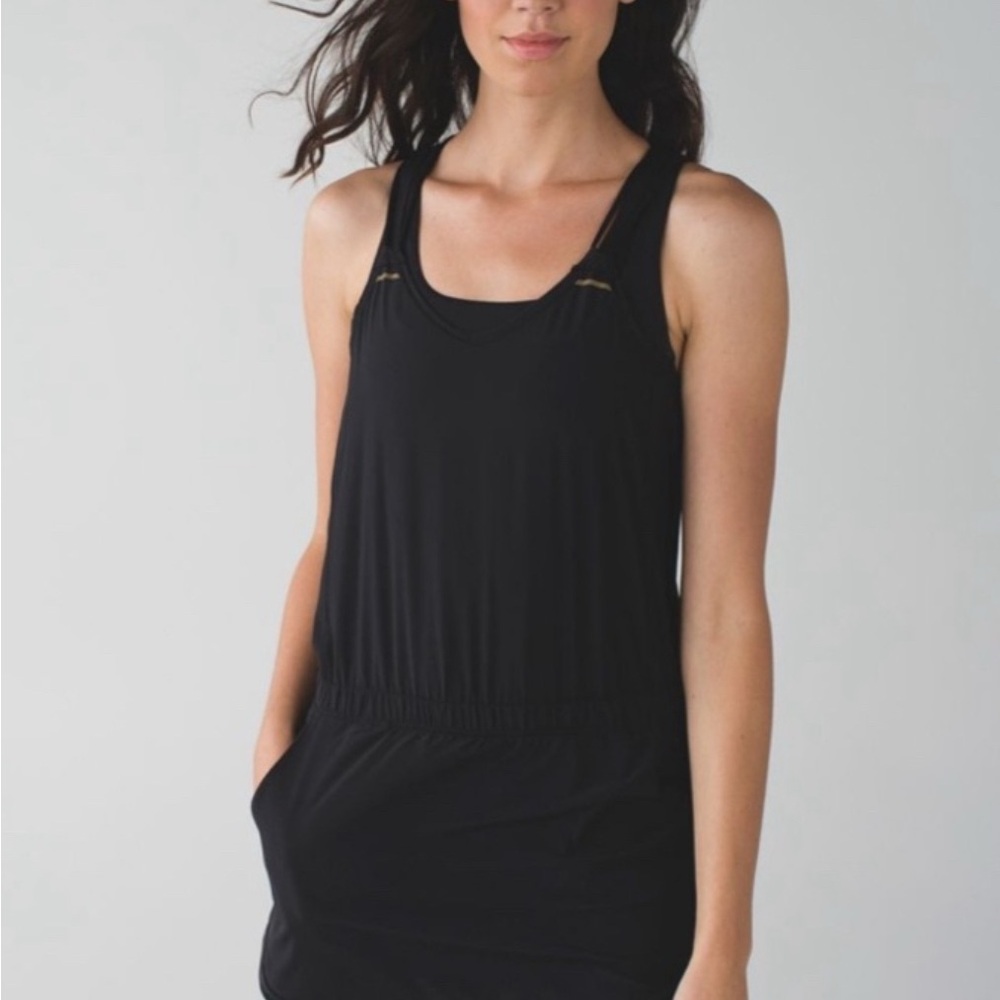 Lululemon Athletica Elegant Black Romper